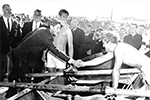 Prince Charles at Bondi beach