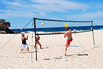 people playing beach volleyball at Tamarama beach