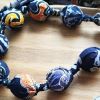 Mindful Jewellery Making: Fabric Covered Bead Necklace thumbnail