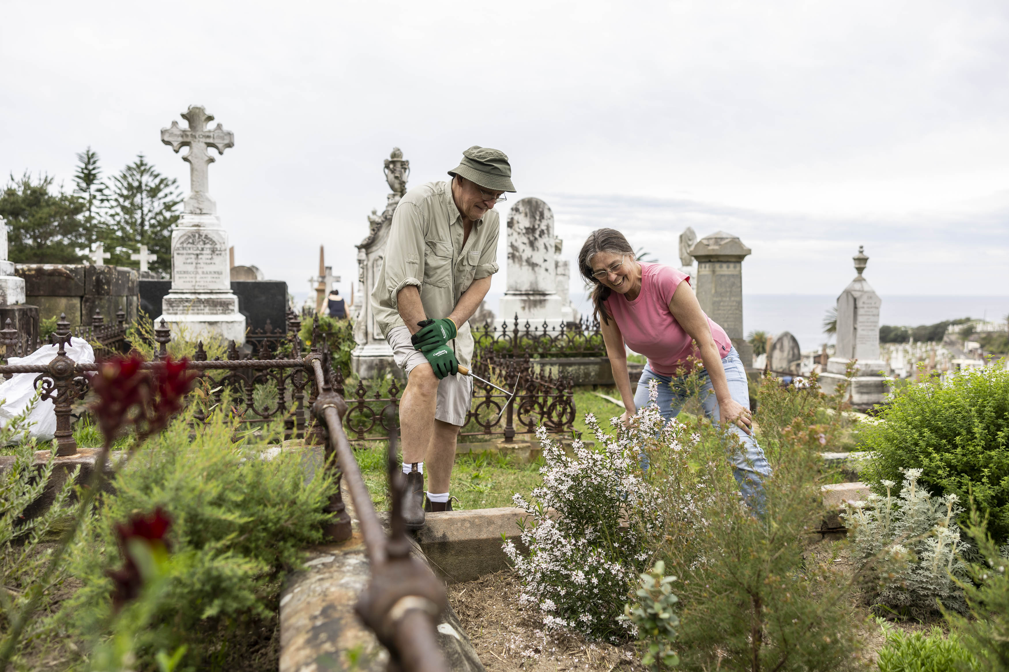 Cemetary gardeners