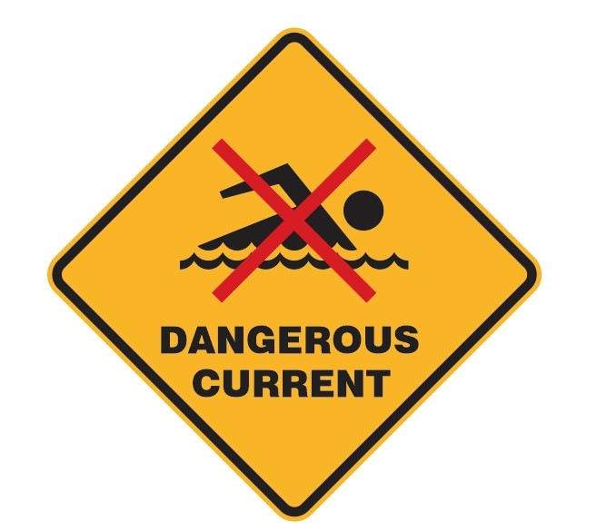 Water safety sign_Surfboards permitted