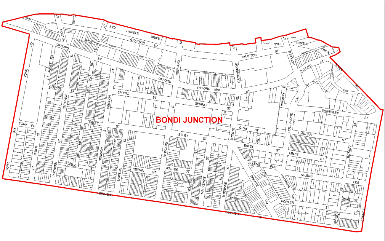 Westfield Bondi Junction Map